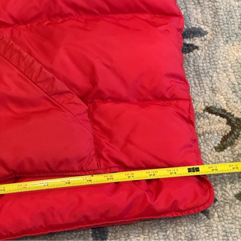 Eddie Bauer Vintage Retro Red Goose Down Vest Mens XXL - Picture 8 of 13